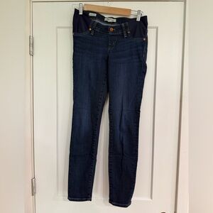 Madewell Maternity Dark Wash Skinny Jeans